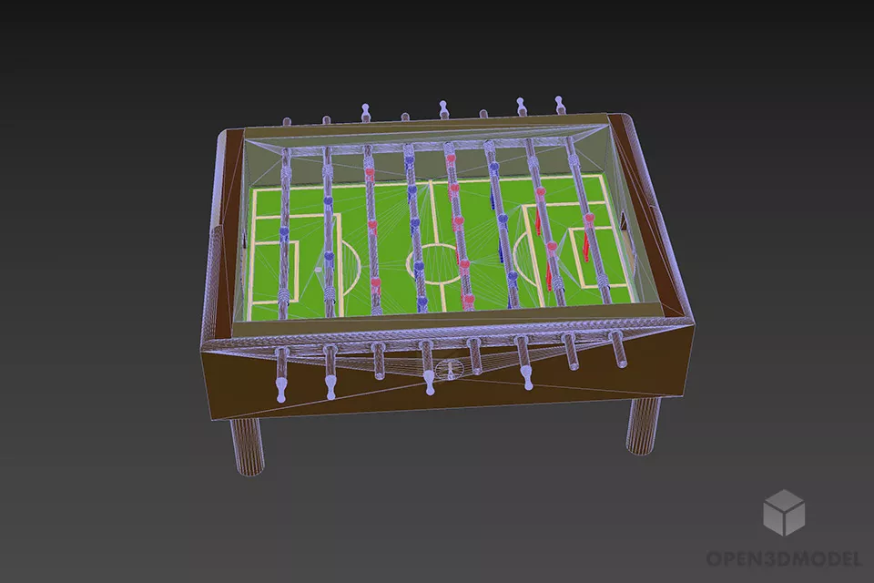 Soccer Table Game 3d model 3