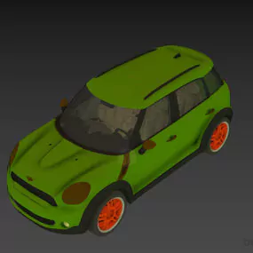 Car Mini Cooper Countryman Sedan 3d model