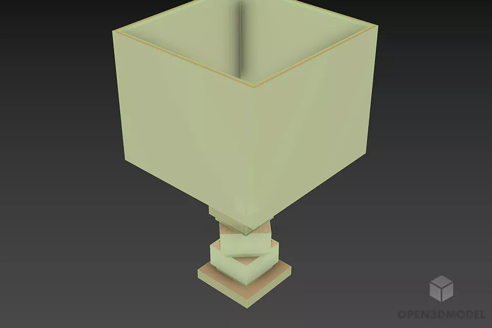 Modern Armchair Minotti, Upholstery Armchair 3d model 2