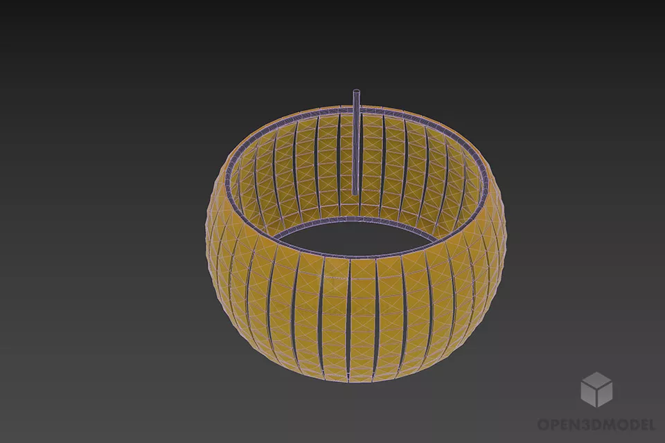 Pendant Lamp Maxlight Arctica 3d model 2