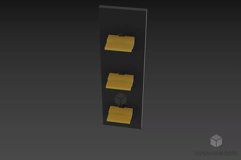 Modern Ceramic Lavatory Roca 3d model