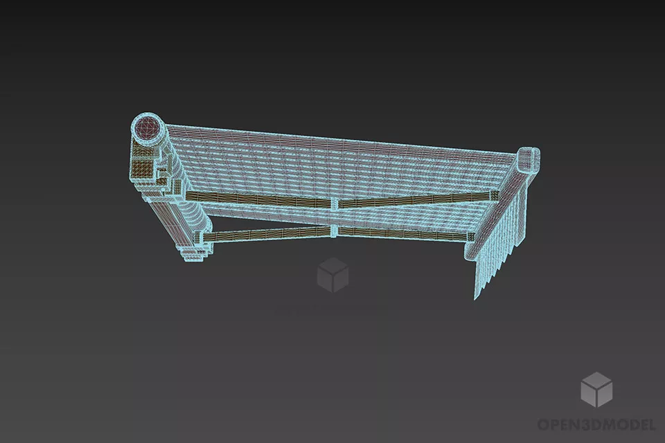 Patio Awning 3d model 3