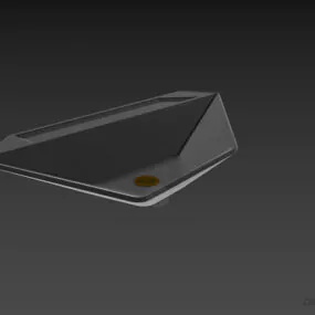 Glass Sink Polygon Shape 3d model