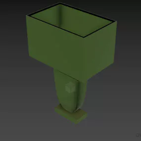 Modernism Table Lamp Elstead Liona 3d model