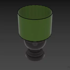 Hotel Table Lamp Pagoda 3d model