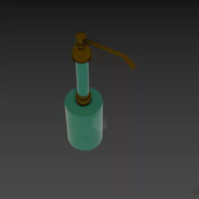 Bathroom Small Spray Bottle 3d model