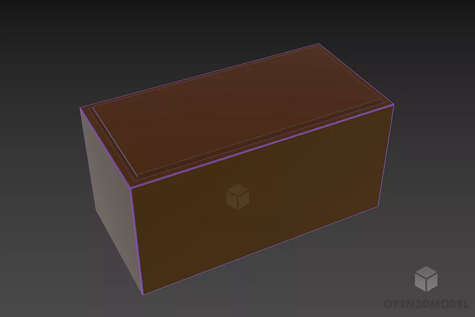 Ceiling Lamp Transformer Rectangles Shade 3d model 2