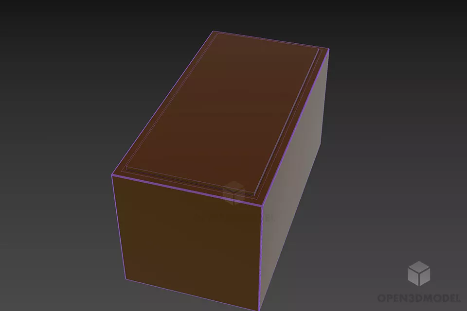 Ceiling Lamp Transformer Rectangles Shade 3d model 3