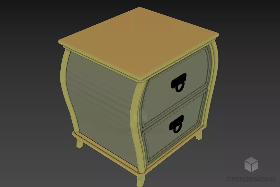 Rectangle Coffee Table 3d model