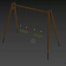Swing Playground 3d model