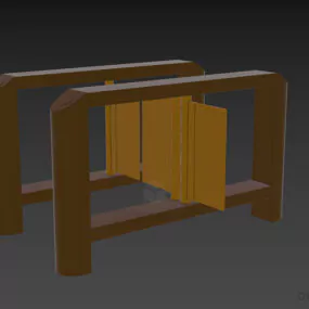 Turnstile Equipment 3d model