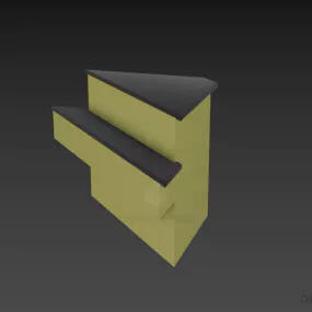Stack Shelf Stair 3d model