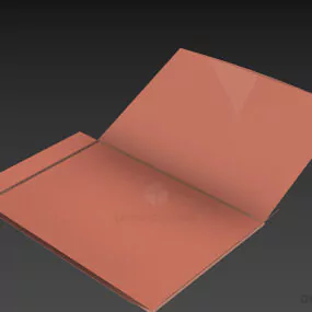 Foldable Folder Cover, Office Accessories 3d model