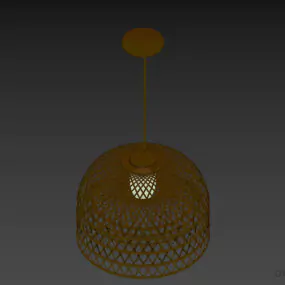 Meshed Iron Lamp Shade 3d model