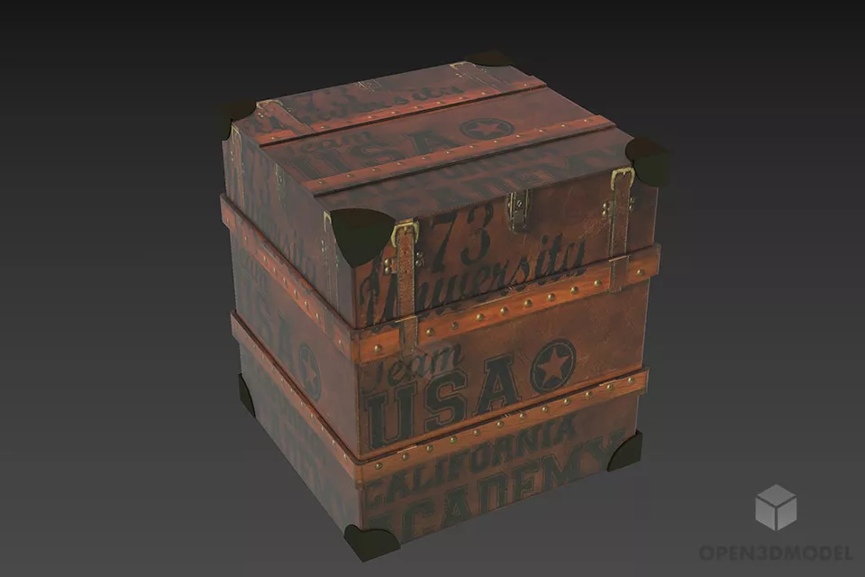 Chest Bench 3d model