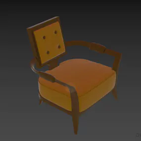 Antique Armchair Ellington 3d model