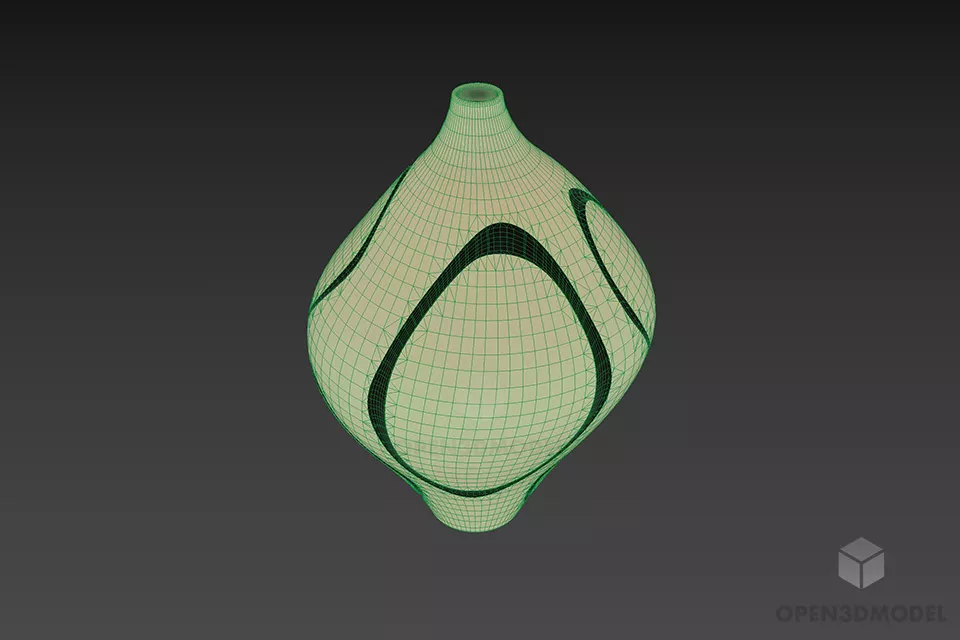 Art Vase For Decoration 3d model 3