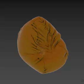 Bag Armchair Wrinkled 3d model