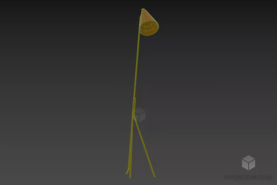 Table Lamp Gira Floor Lamp Ikea 3d model 3