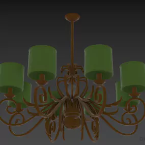 Ceiling Lamp Vicenza Larte, Chandelier 3d model