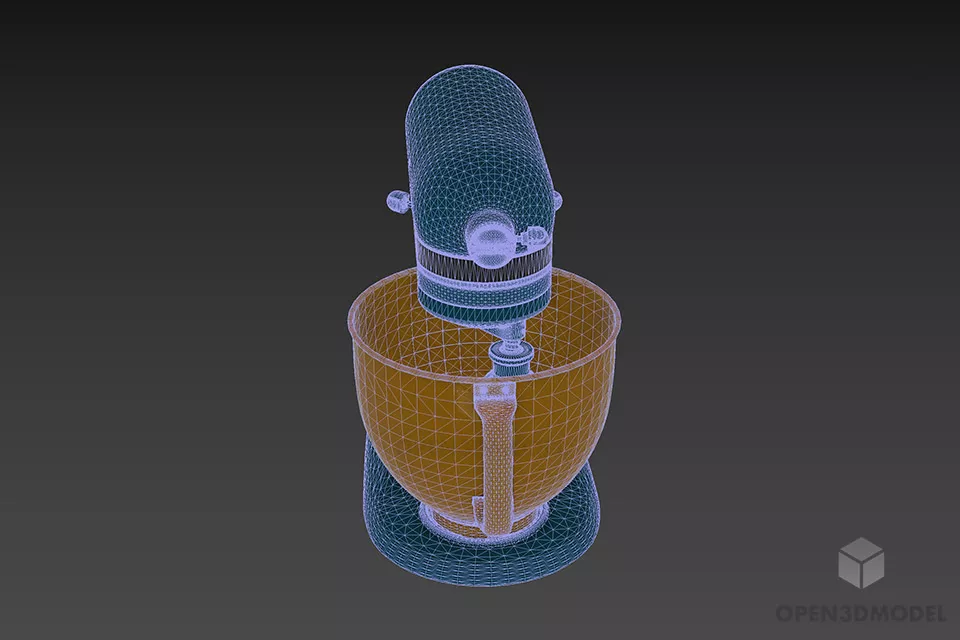 Blender Machine Kitchen Gadget 3d model 3