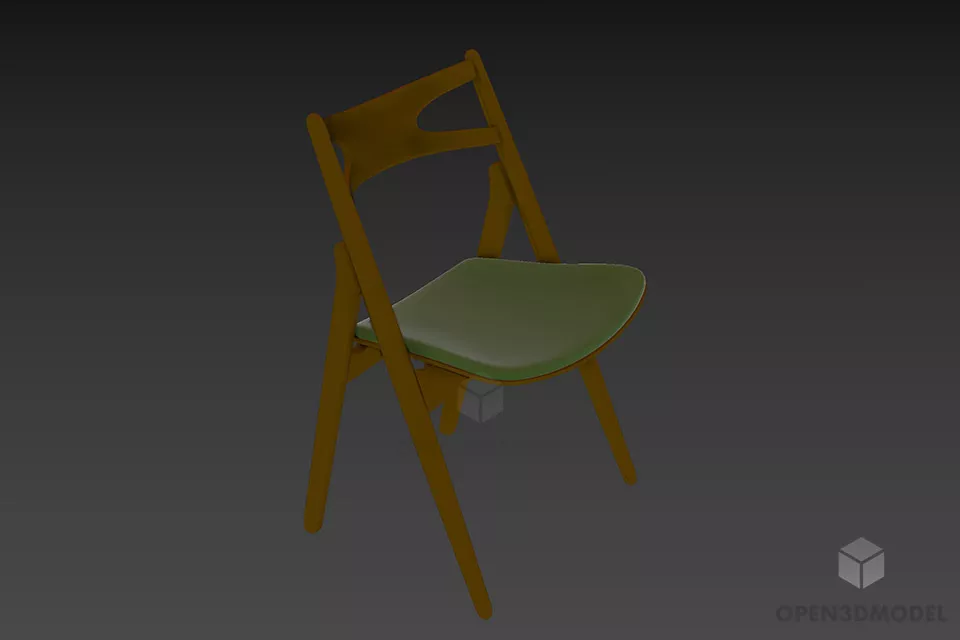 Seat Slipcovered 3d model
