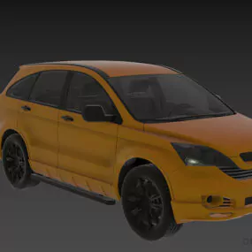 Sedan Car Honda Crv 3d model