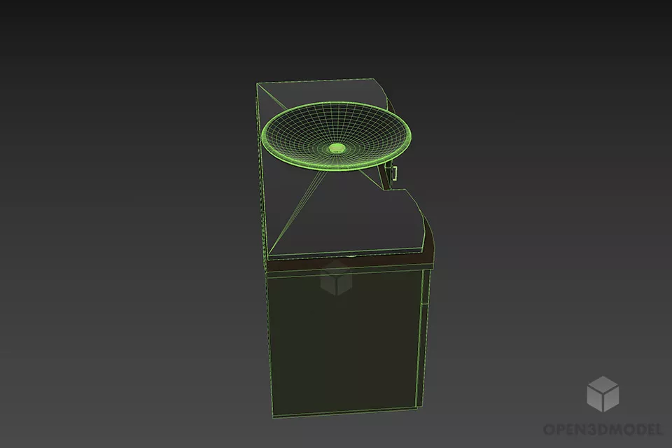 Bathroom Washbasin Sonia 3d model 2