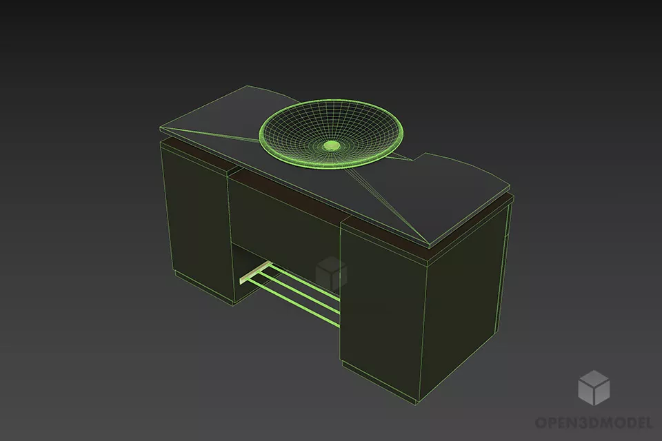 Bathroom Washbasin Sonia 3d model 3