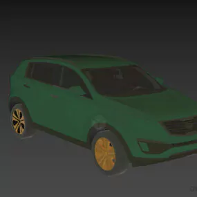 Suv Car Kia Sportage 3d model