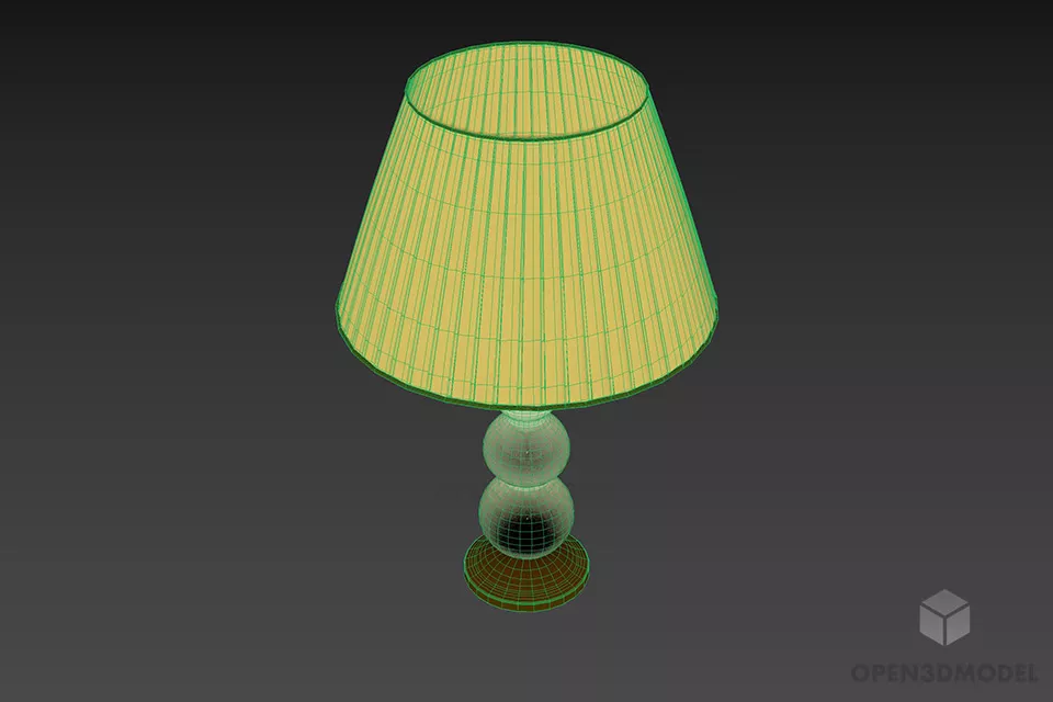 Table Lamp Jannor With Sphere Stand 3d model 3