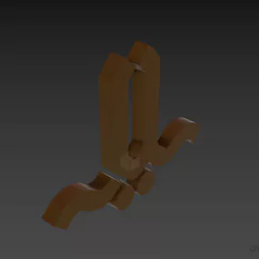 Logo Shape Malayer University 3d model