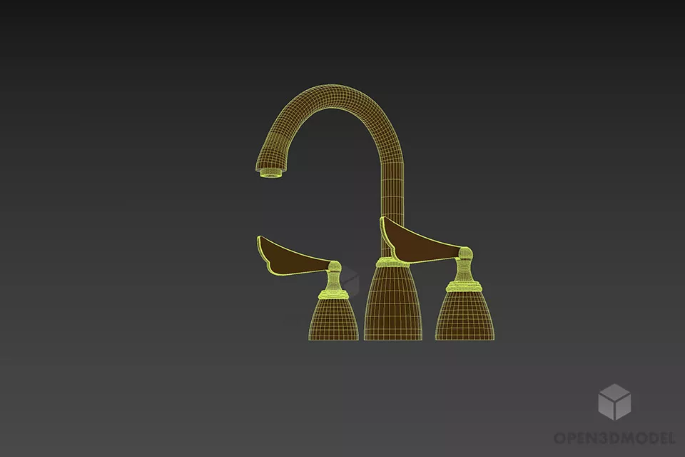 Stainless Steel Faucet Zhejiang 3d model 2