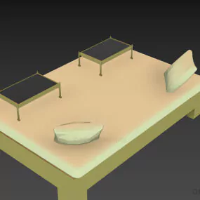 Seat Sitting Furniture 3d model