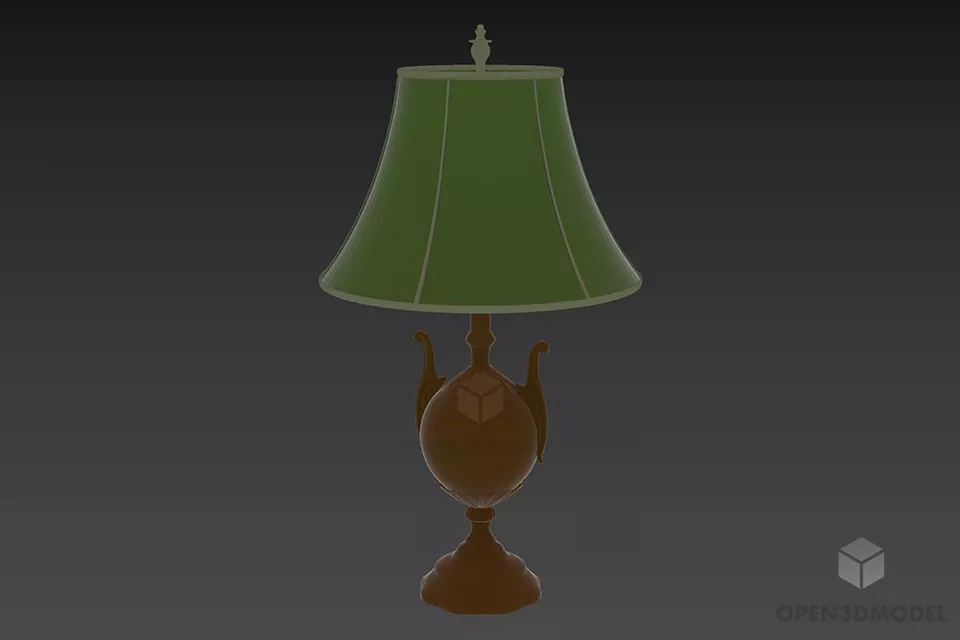 Coffee Table With Side Frame 3d model