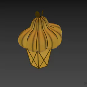 Sconce Lamp Piazza Lantern Style 3d model