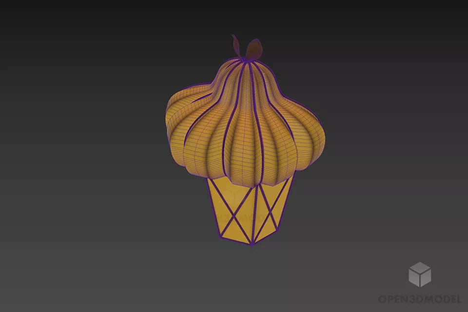 Sconce Lamp Piazza Lantern Style 3d model 3