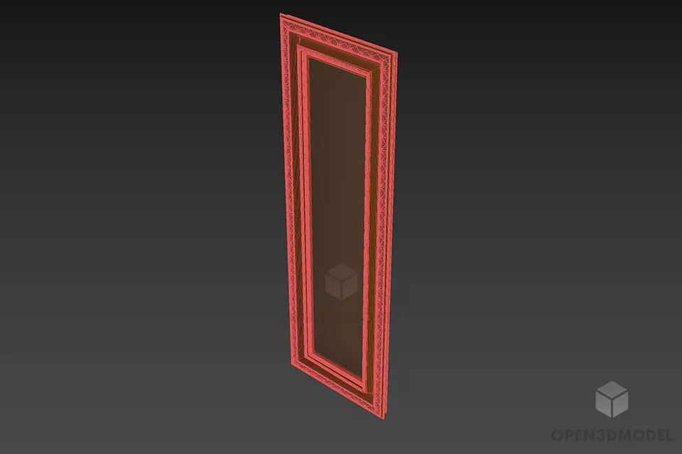 Vertical Mirror Visma 3d model 2