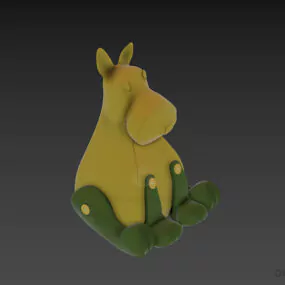 Toy Dog Kids Toy 3d model