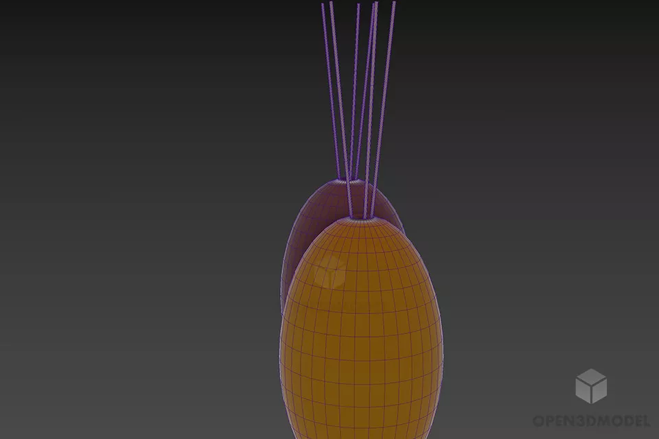 Hotel Table Lamp Isar 3d model 2