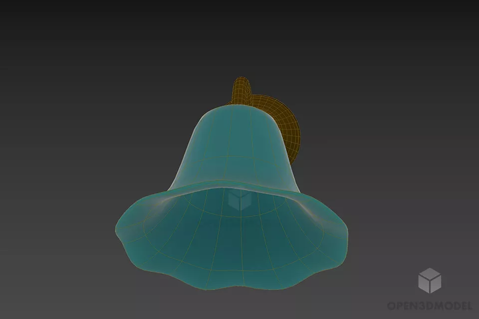 Sconce Lamp Bell Shade 3d model 3