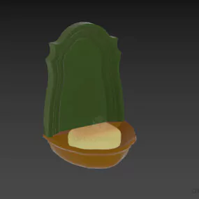 Plastic Soap Holder 3d model