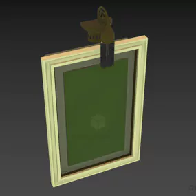 Picture Frame With Led Top 3d model