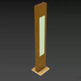 Sport Rack With Vertical Shelf 3d model
