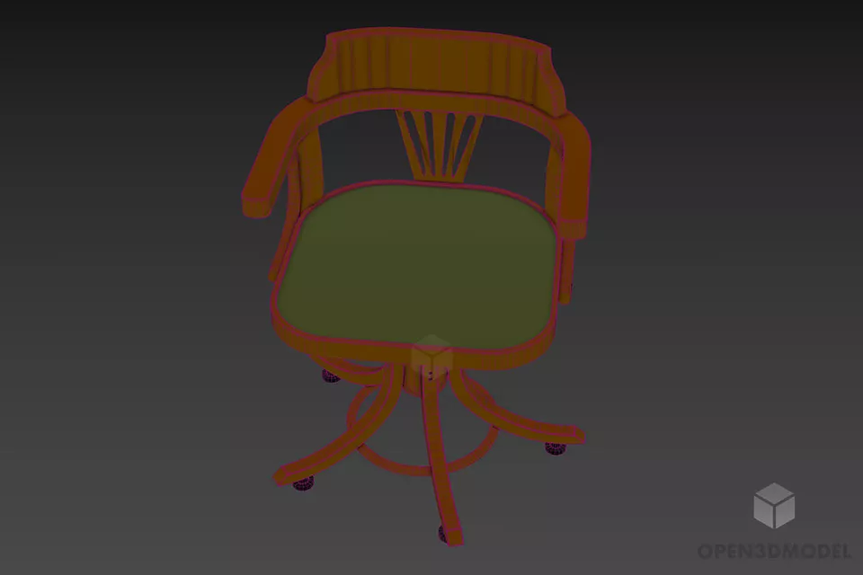 Children Wheels Armchair Imperium 3d model 3