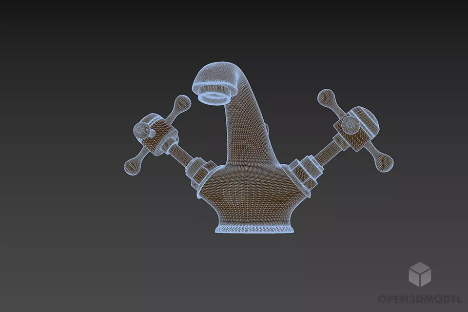 Bathroom Faucet Victoria 3d model 3