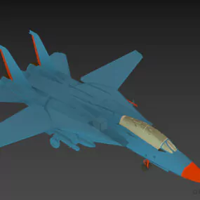 Us Army F22 Airplane Low Poly 3d model