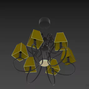 Pendant Lamp Antique Patrizia Lighting 3d model
