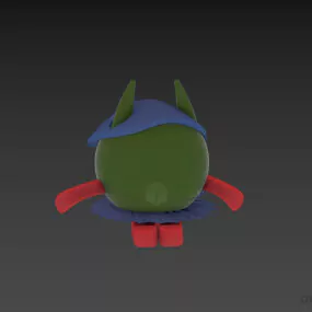 Horn Toy Character 3d model