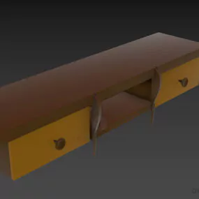Modern Tv Locker Turri Furniture 3d model